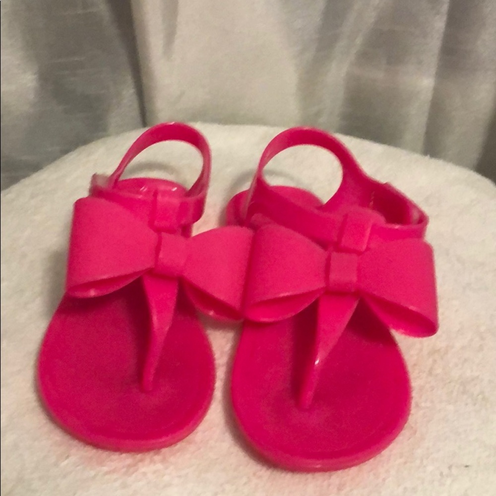 Jelly sandals w/ Bow